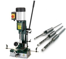 Record Power BM16 240v Bench Morticer With Sliding Table Plus Set Of 3 Chisels & Bits Worth 74.79 Including Delivery £369.99